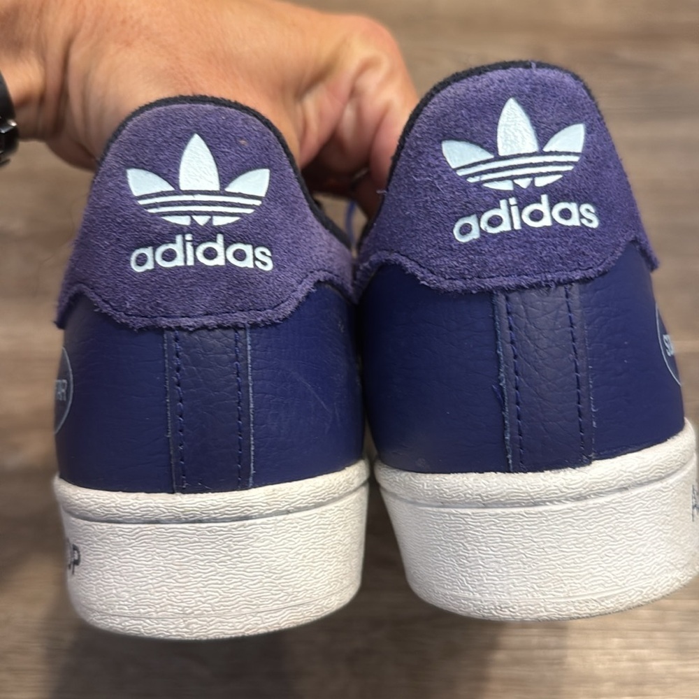 Adidas Superstar ‘Extended Midfoot Stripes - Legacy Indigo’ Size 7.5 View 6